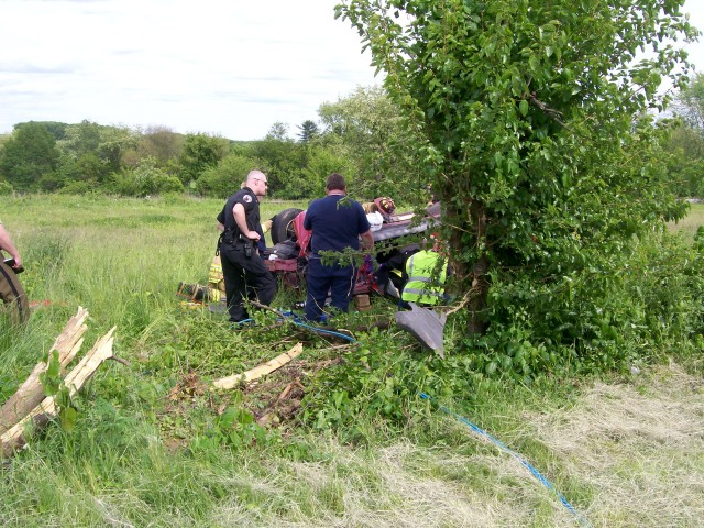 Rt. 30 Vehicle Collision with Rescue, 05-23-2008.